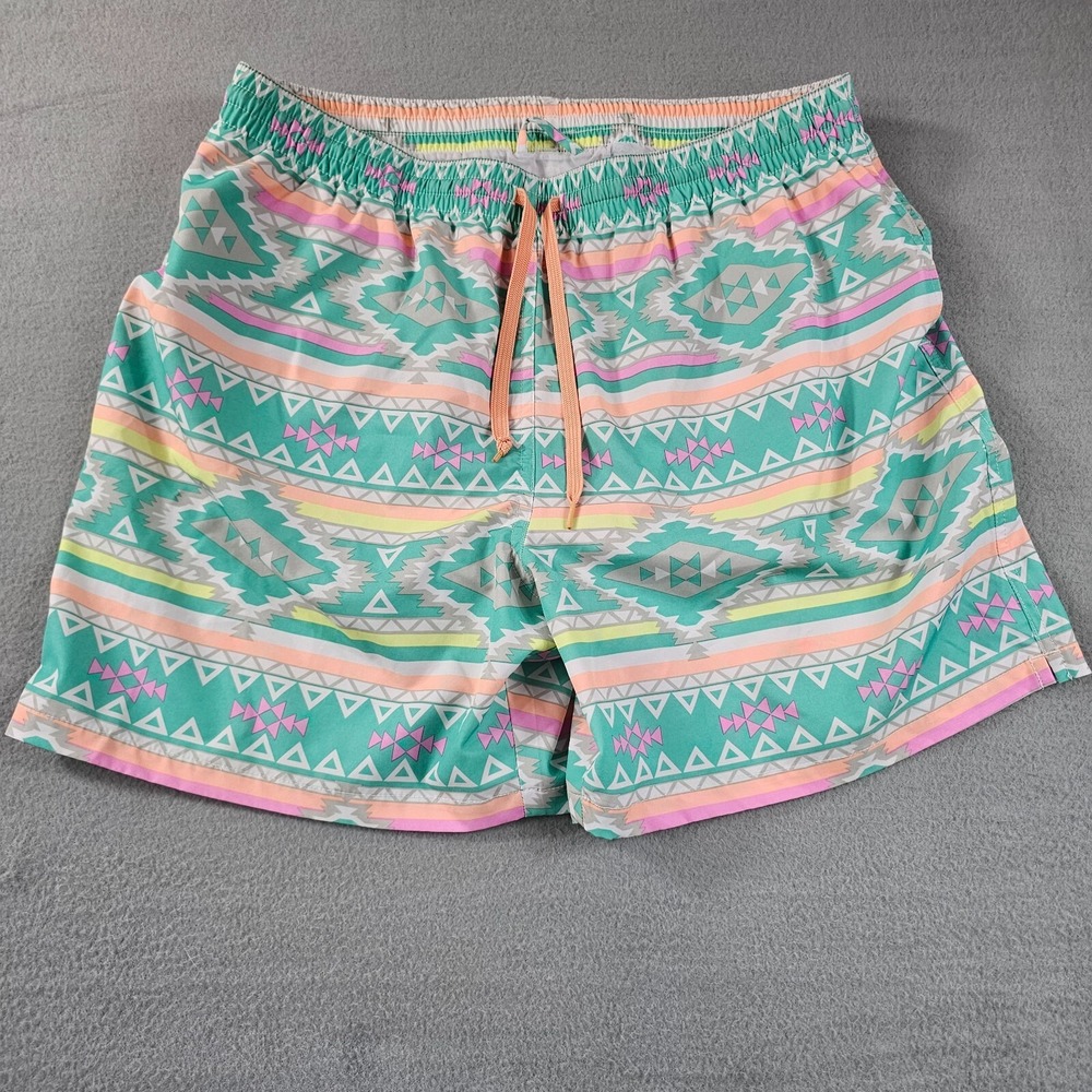 Chubbies Shorts Men XXL 2XL Lined Swim Trunks Aztec Southwest Beach